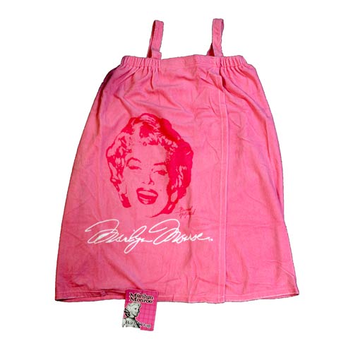 Marilyn Monroe Pink Terry Bath Wrap